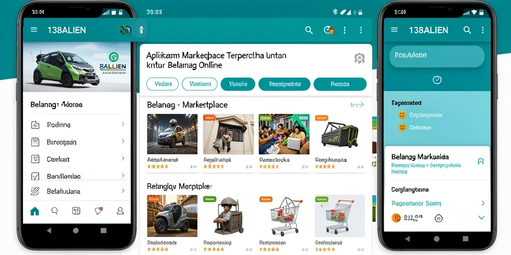 Antarmuka pengguna 138ALIEN yang intuitif dan menarik.