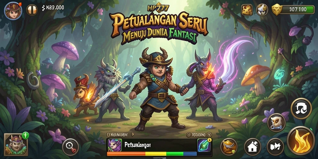 Screenshot HP777 menunjukkan pengalaman petualangan yang mengasyikkan dan grafis menawan.