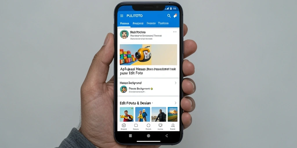 Tampilan antarmuka PULITOTO yang mudah digunakan untuk Hapus Background.
